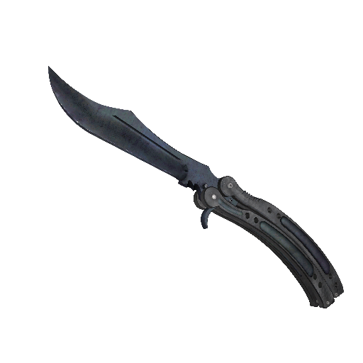 ★ Butterfly Knife | Blue Steel (Factory New)