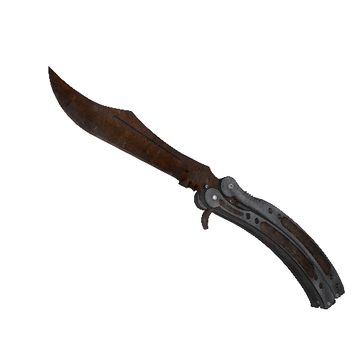★ Butterfly Knife | Rust Coat (Battle-Scarred)