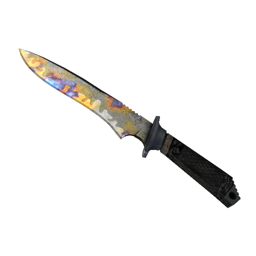 ★ Classic Knife | Case Hardened (Well-Worn)