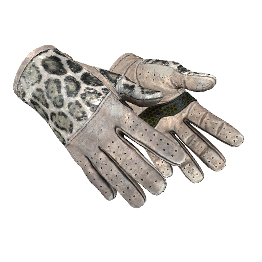 ★ Driver Gloves | Snow Leopard (Battle-Scarred)