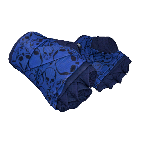 ★ Hand Wraps | Cobalt Skulls (Battle-Scarred)