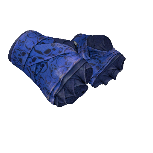 ★ Hand Wraps | Cobalt Skulls (Field-Tested)