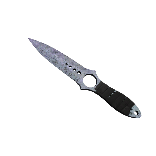 ★ Skeleton Knife | Blue Steel (Well-Worn)