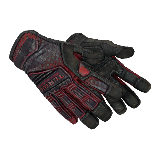 ★ Specialist Gloves | Crimson Kimono (Battle-Scarred)