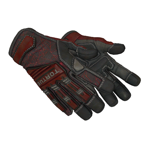 ★ Specialist Gloves | Crimson Web (Minimal Wear)