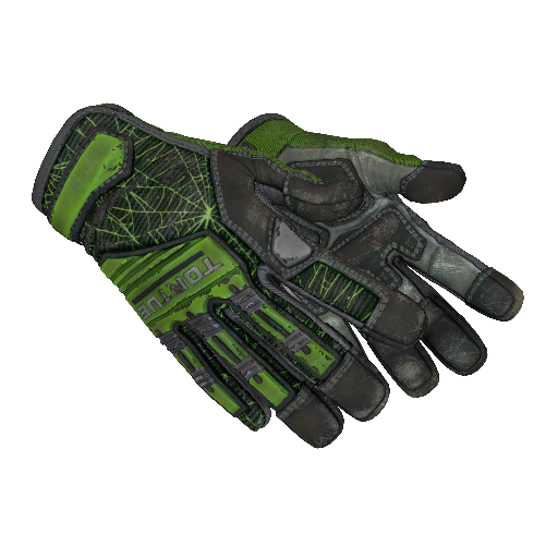 ★ Specialist Gloves | Emerald Web (Well-Worn)