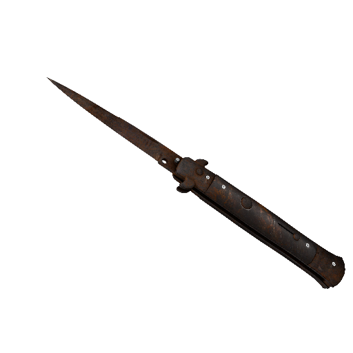 ★ Stiletto Knife | Rust Coat (Battle-Scarred)