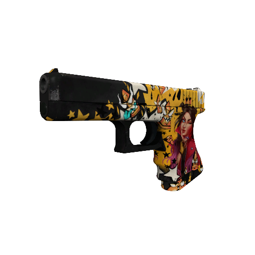 Glock-18 | Bullet Queen (Well-Worn)