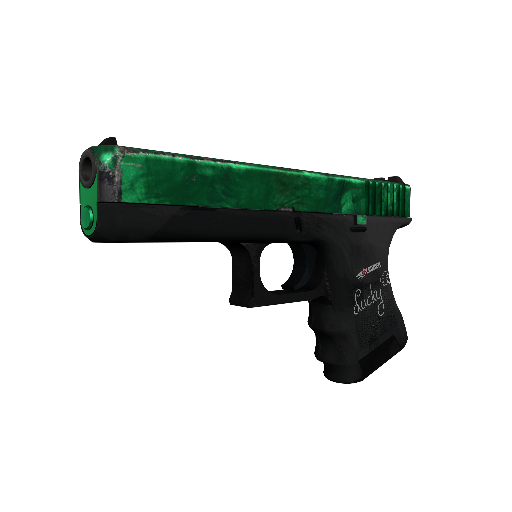 Glock-18 | Gamma Doppler Emerald (Well-Worn)