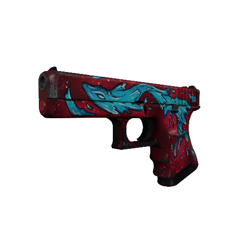 Glock-18 | Water Elemental (Well-Worn)