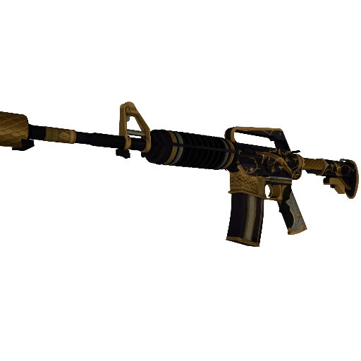 M4A1-S | Golden Coil (Minimal Wear)