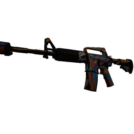M4A1-S | Leaded Glass (Battle-Scarred)
