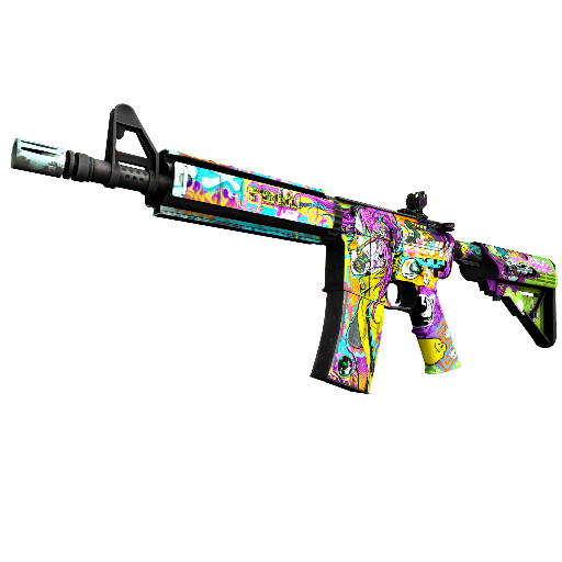 M4A4 | In Living Color (Minimal Wear)