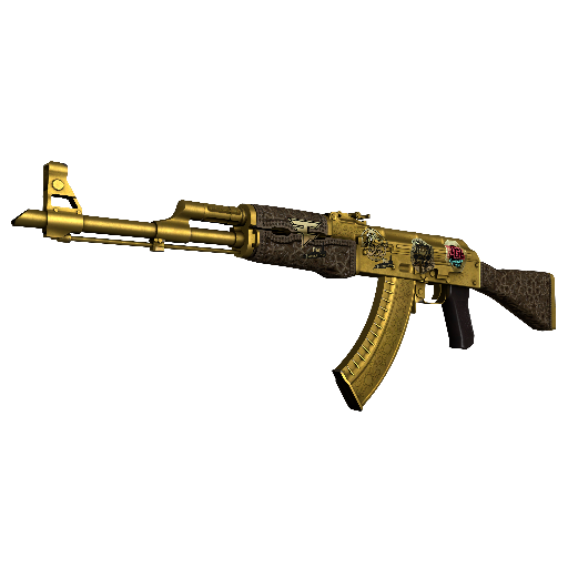 Souvenir AK-47 | Gold Arabesque (Field-Tested)