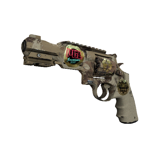 Souvenir R8 Revolver | Desert Brush (Battle-Scarred)