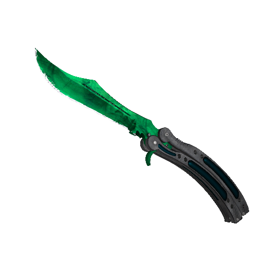 StatTrak™ ★ Butterfly Knife | Gamma Doppler Emerald (Factory New)