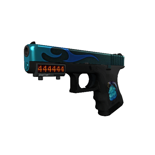 StatTrak™ Glock-18 | Bunsen Burner (Minimal Wear)