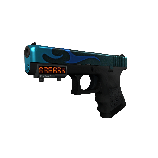 StatTrak™ Glock-18 | Bunsen Burner (Minimal Wear)