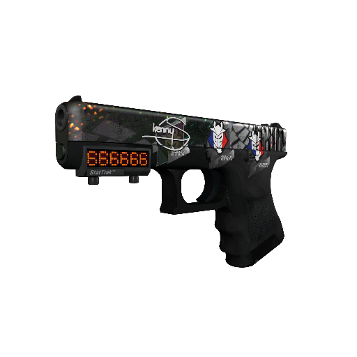 StatTrak™ Glock-18 | Grinder (Minimal Wear)