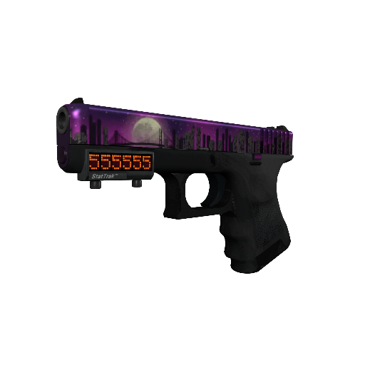 StatTrak™ Glock-18 | Moonrise (Minimal Wear)