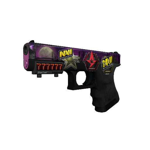 StatTrak™ Glock-18 | Moonrise (Well-Worn)