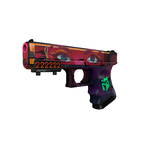 StatTrak™ Glock-18 | Vogue (Well-Worn)