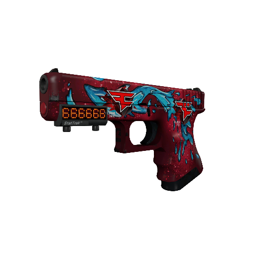 StatTrak™ Glock-18 | Water Elemental (Minimal Wear)