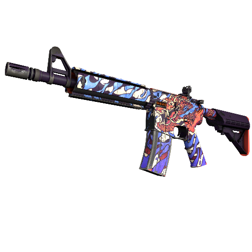 StatTrak™ M4A4 | 龍王 (Dragon King) (Minimal Wear)