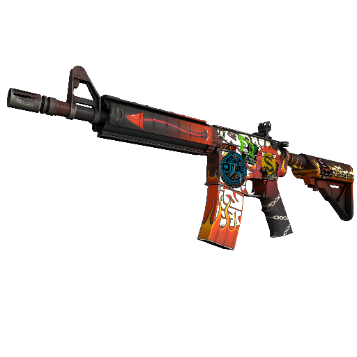 StatTrak™ M4A4 | Hellfire (Factory New)