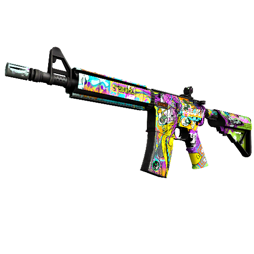 StatTrak™ M4A4 | In Living Color (Field-Tested)