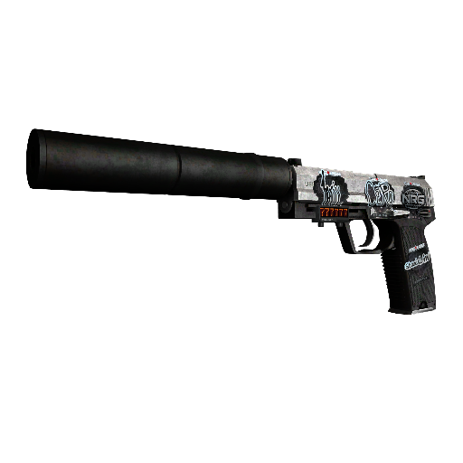 StatTrak™ USP-S | Stainless (Battle-Scarred)