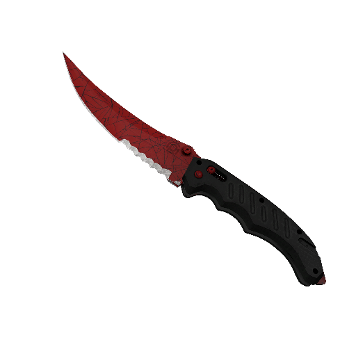 ★ Flip Knife | Crimson Web (Field-Tested)