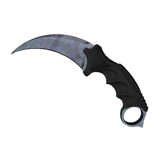 ★ Karambit | Blue Steel (Battle-Scarred)