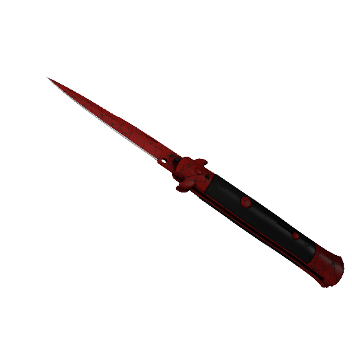 ★ Stiletto Knife | Crimson Web (Field-Tested)