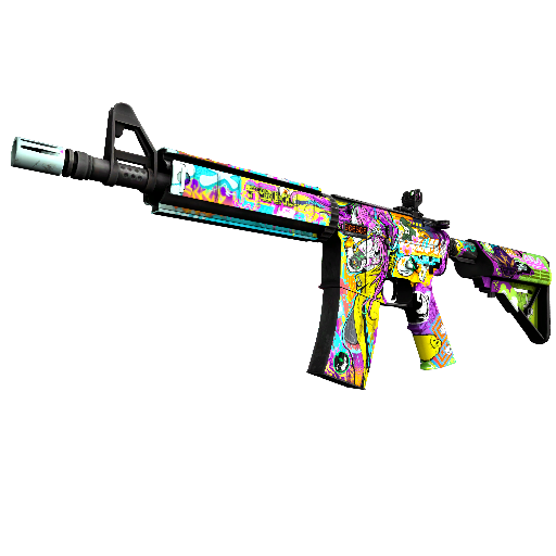 M4A4 | In Living Color (Minimal Wear)