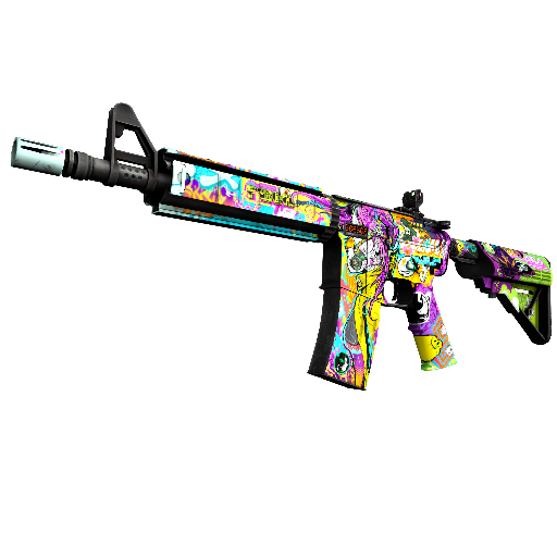 M4A4 | In Living Color (Minimal Wear)