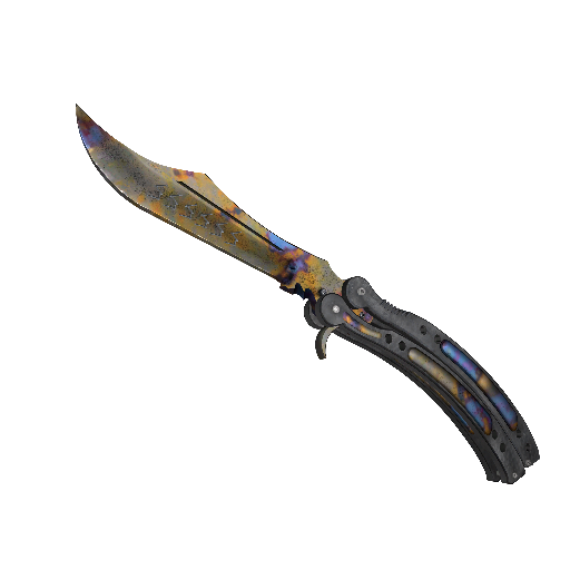 StatTrak™ ★ Butterfly Knife | Case Hardened (Minimal Wear)