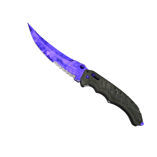 StatTrak™ ★ Flip Knife | Doppler Sapphire (Factory New)