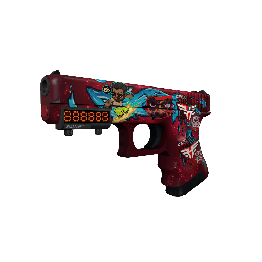StatTrak™ Glock-18 | Water Elemental (Field-Tested)
