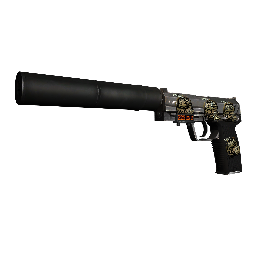 StatTrak™ USP-S | Stainless (Battle-Scarred)