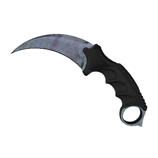 ★ Karambit | Blue Steel (Battle-Scarred)