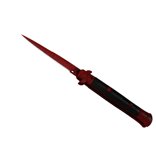 ★ Stiletto Knife | Crimson Web (Field-Tested)
