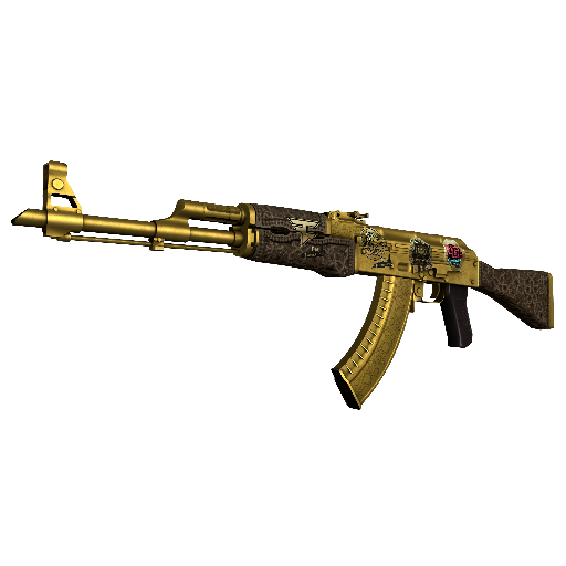 Souvenir AK-47 | Gold Arabesque (Field-Tested)