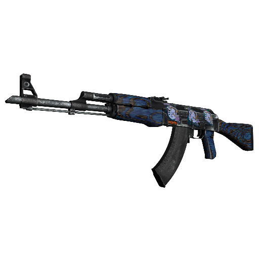 StatTrak™ AK-47 | Blue Laminate (Factory New)