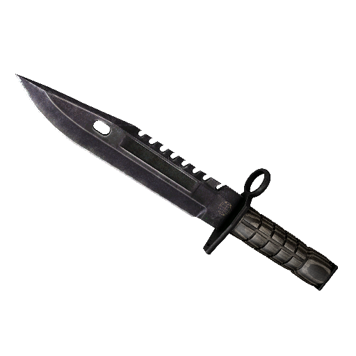 StatTrak™ ★ M9 Bayonet | Black Laminate (Field-Tested)
