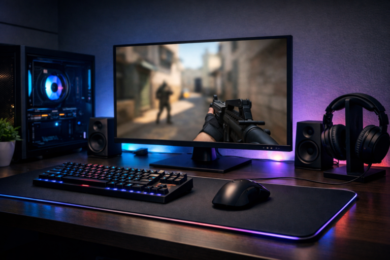Best monitor for cs2 in 2026: what actually matters - CS2 blog image about best monitor for CS2