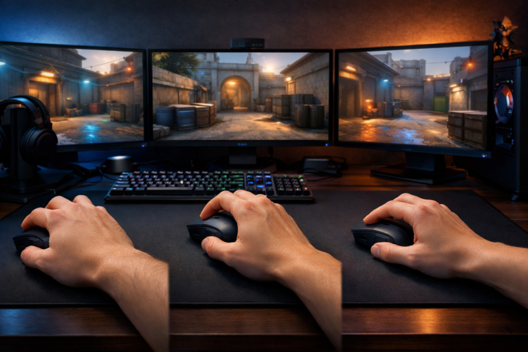 Best mouse grip for cs2: palm vs claw vs fingertip - CS2 blog image about best mouse grip for CS2